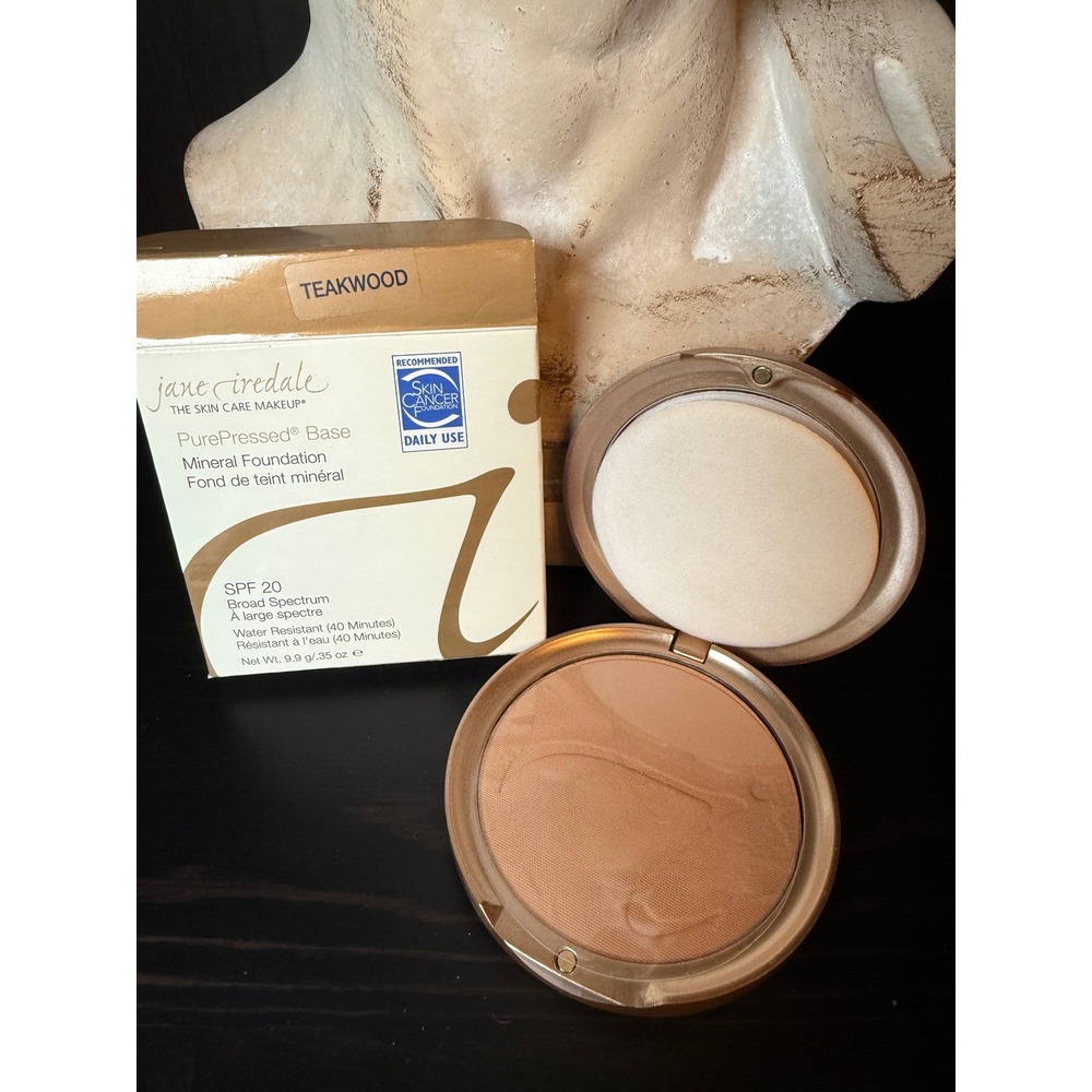 Jane Iredale PurePressed Base Mineral Foundation Teakwood SPF 20 Compact 0.35oz